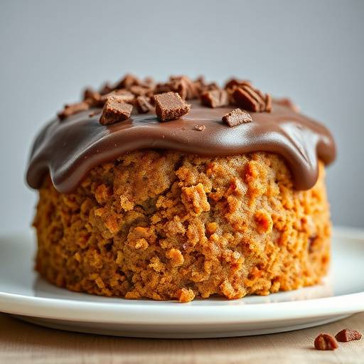 Bolo de Cenoura com Cobertura de Chocolate - Fofinho com cobertura caseira.